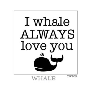 Tones for Tots Whale STENCIL - ARTSANS