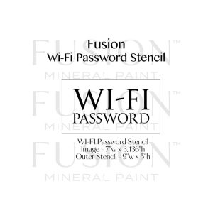 Wifi password Stencil - Artsans