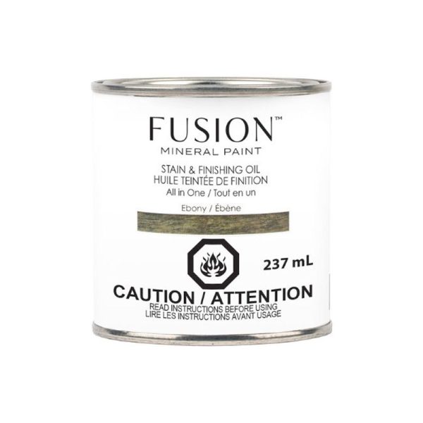 Fusion Stain and Finishing Oil Ebony - ARTSANS